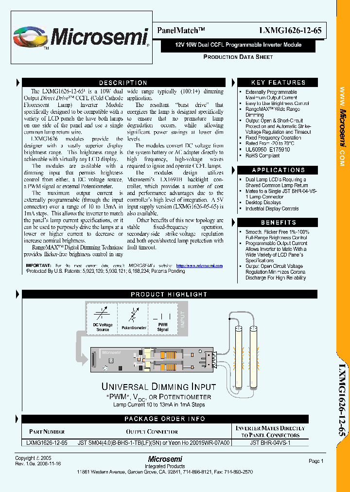 LXMG1626-12-65_1268826.PDF Datasheet