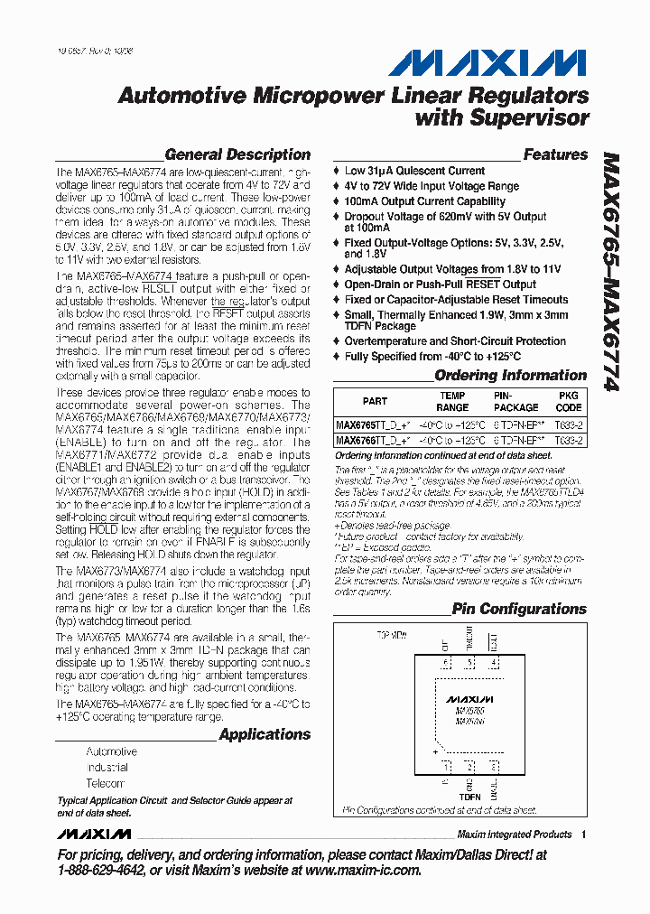 MAX6770_663595.PDF Datasheet