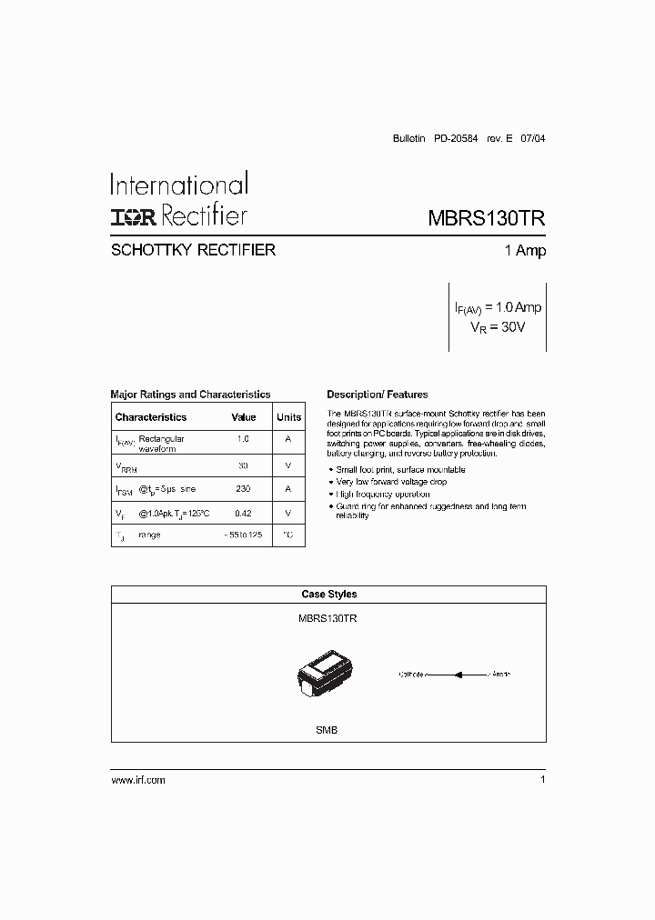 MBRS130TR_1275258.PDF Datasheet