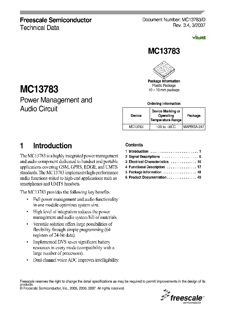 MC13783_1123180.PDF Datasheet