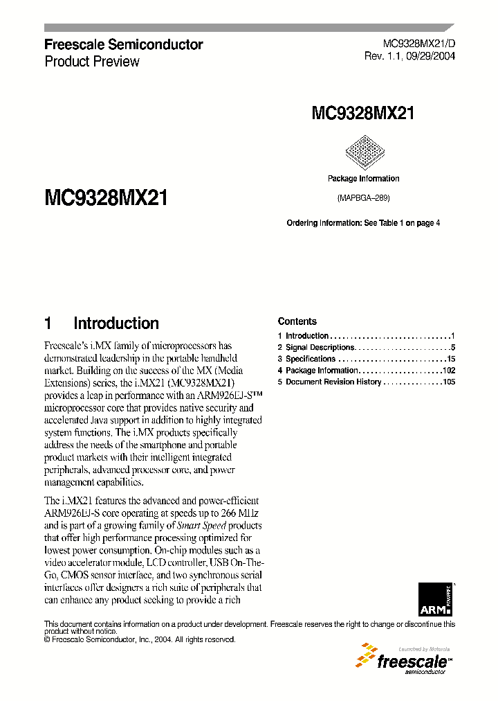 MC9328MX21DVG_733314.PDF Datasheet
