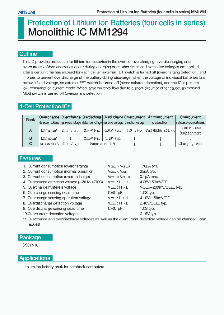 MM1294_1038696.PDF Datasheet