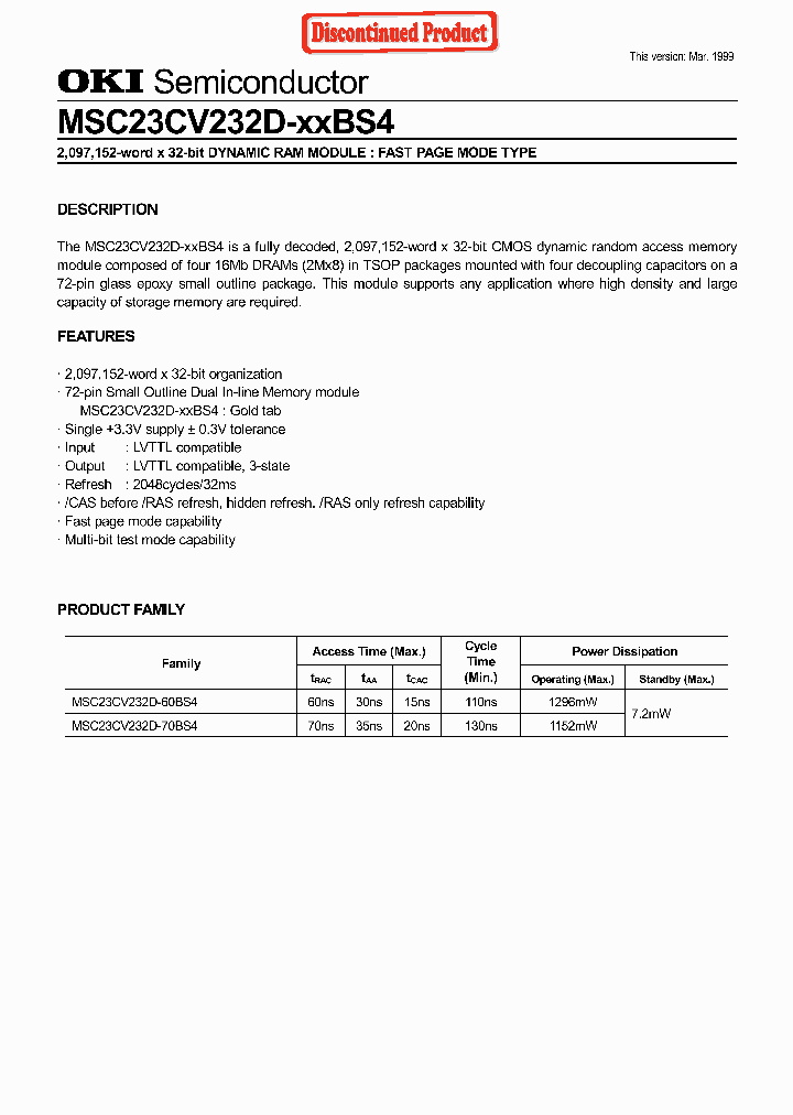 MSC23CV232D-XXBS4_1284216.PDF Datasheet