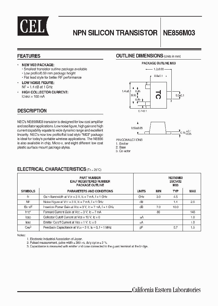 NE856M03-T1-A_1288417.PDF Datasheet