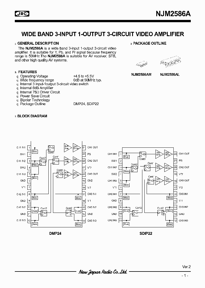 NJM2586AM_1288895.PDF Datasheet