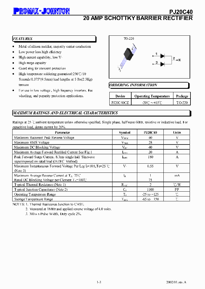 PJ20C40CZ_1296292.PDF Datasheet