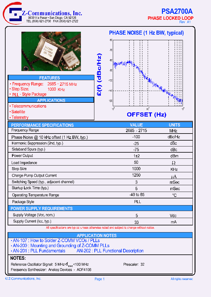 PSA2700A_1297765.PDF Datasheet