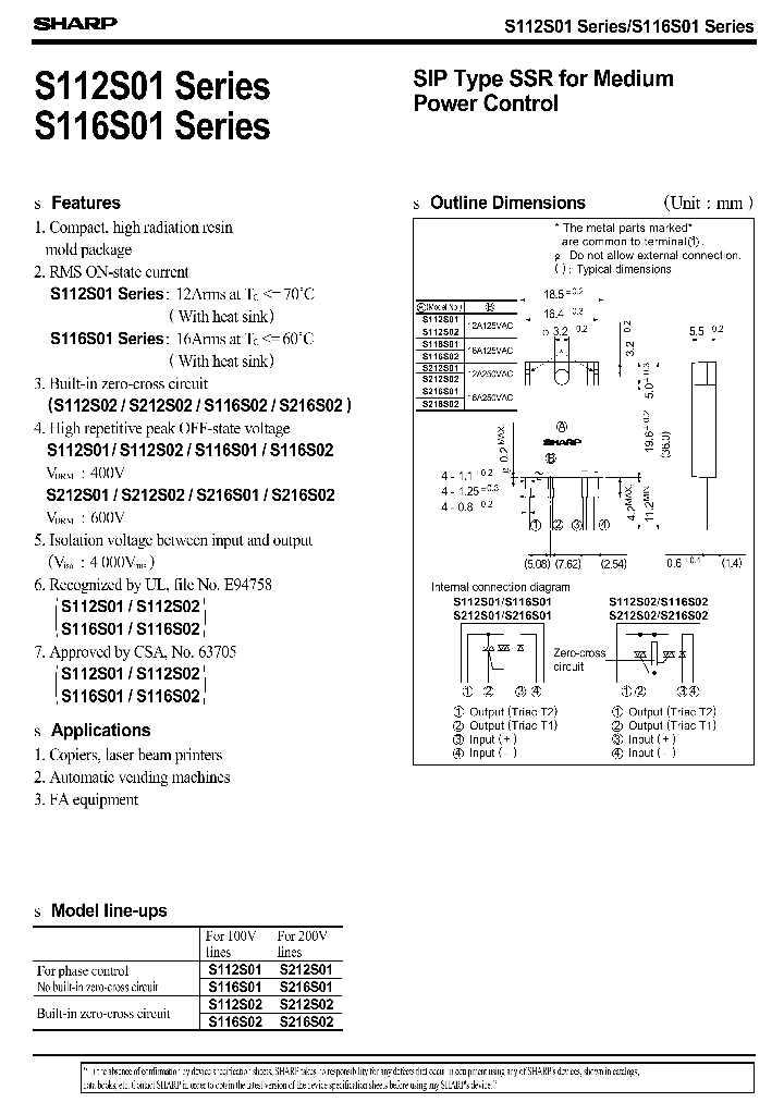 S116S01_1135823.PDF Datasheet