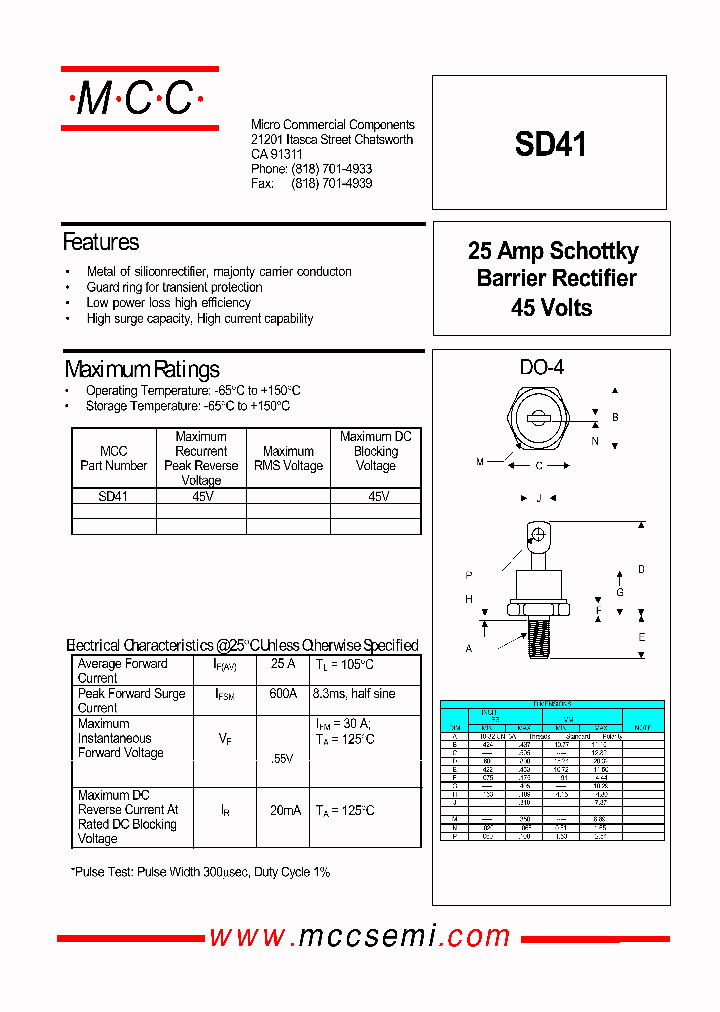 SD41_1306282.PDF Datasheet