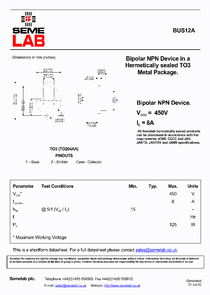 SFBUS12A_1307089.PDF Datasheet