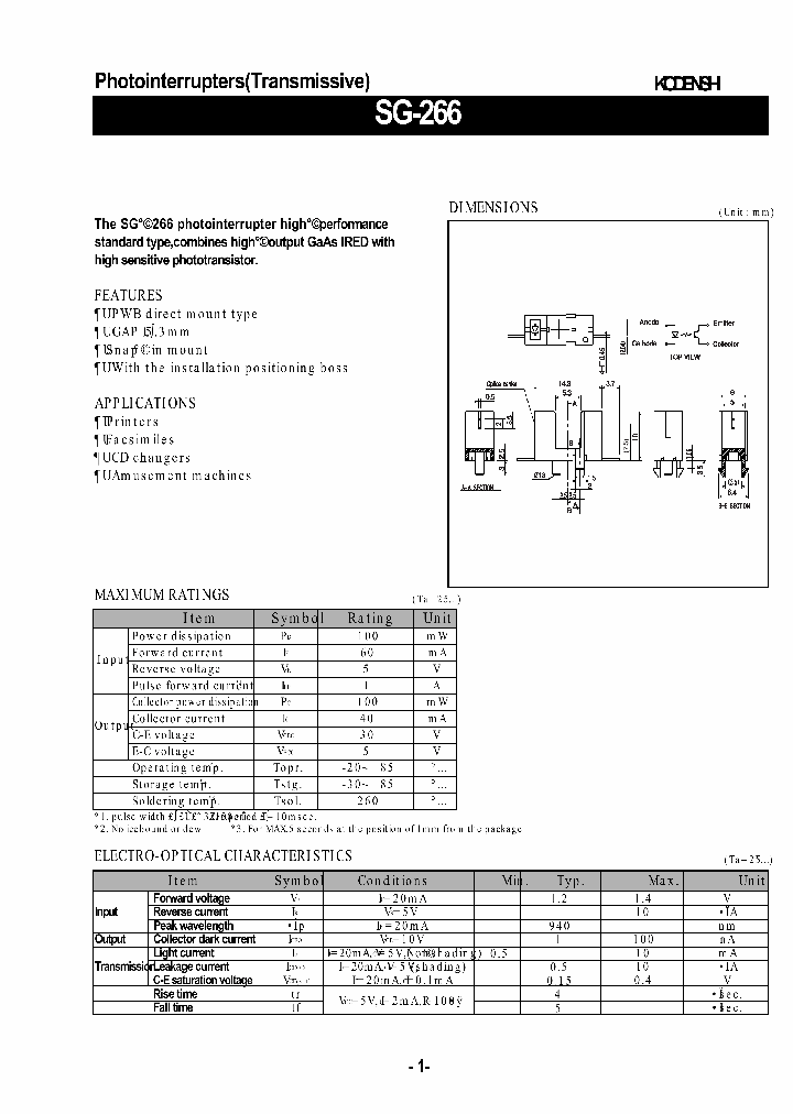 SG-266_1307970.PDF Datasheet