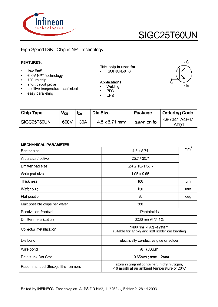 SIGC25T60UN_1309447.PDF Datasheet