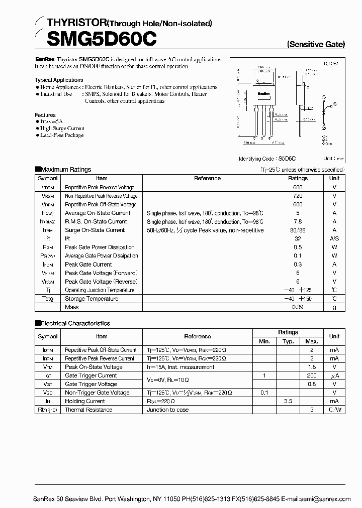 SMG5D60C_1311343.PDF Datasheet