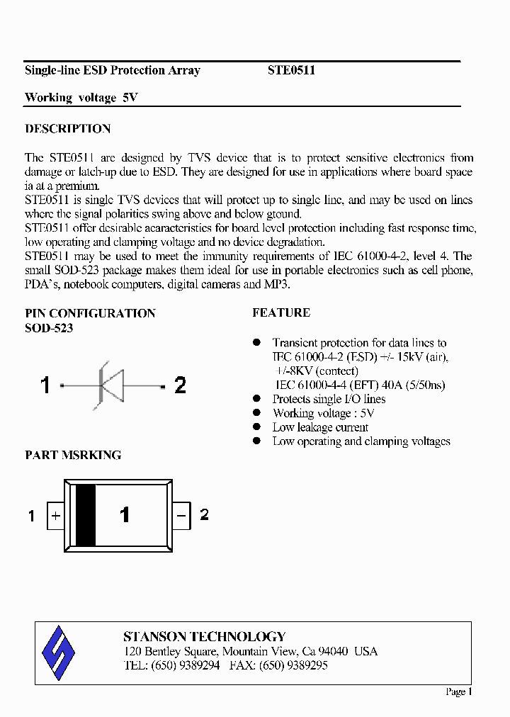 STE0511_1172868.PDF Datasheet