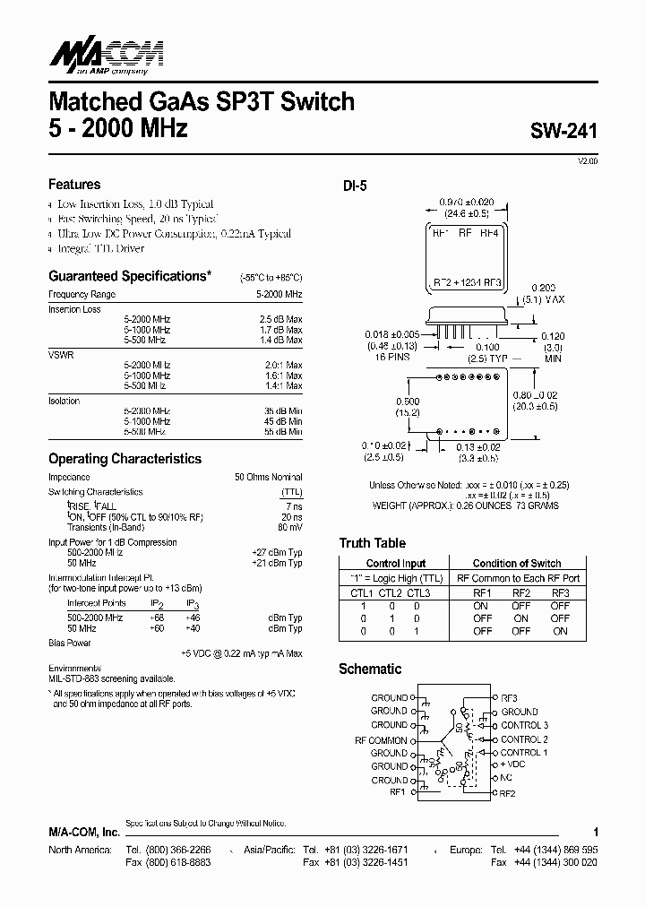 SW-241_1320059.PDF Datasheet