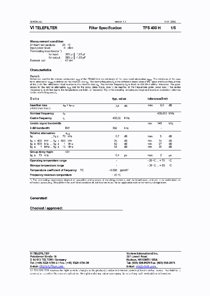 TFS400H_1324599.PDF Datasheet