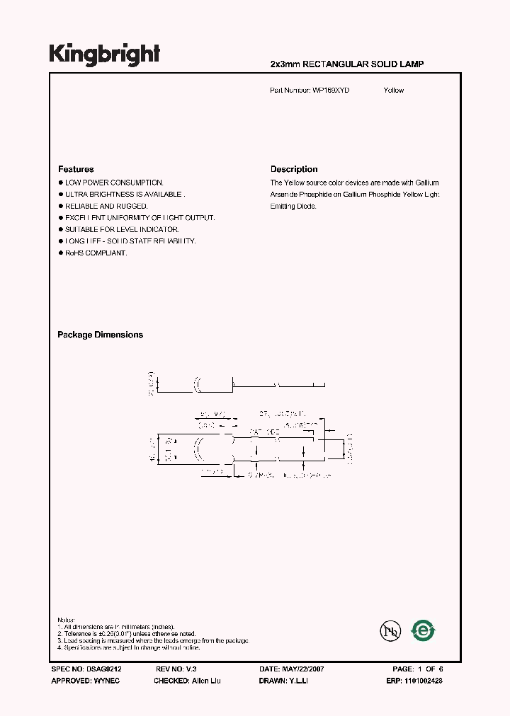 WP169XYD_1336499.PDF Datasheet