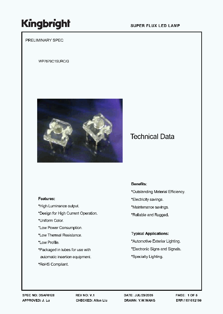 WP7679C1SURCG_1336723.PDF Datasheet