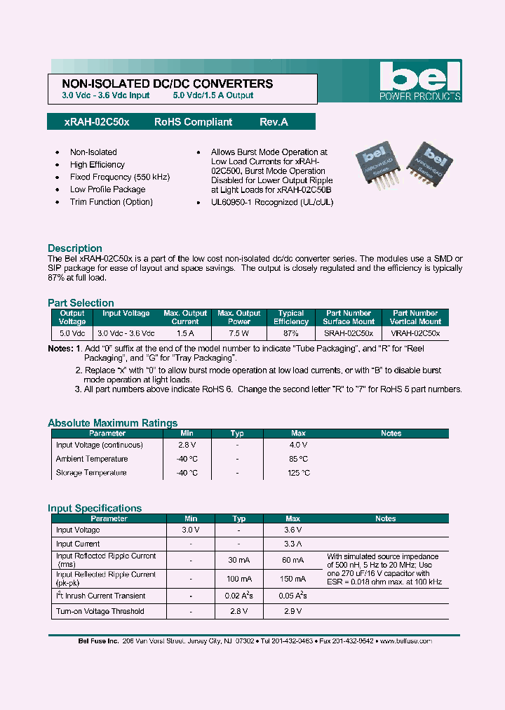 XRAH-02C50X07_1015345.PDF Datasheet