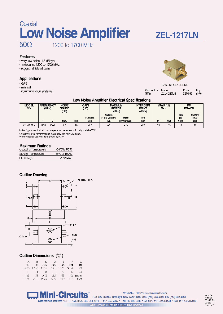 ZEL-1217LN_1339028.PDF Datasheet