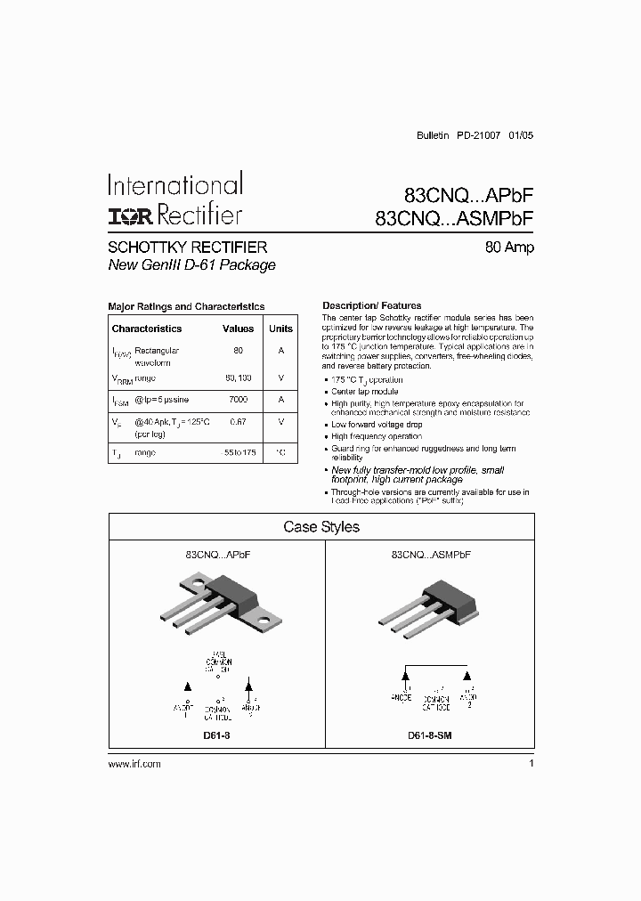 83CNQ100ASMPBF_4136101.PDF Datasheet