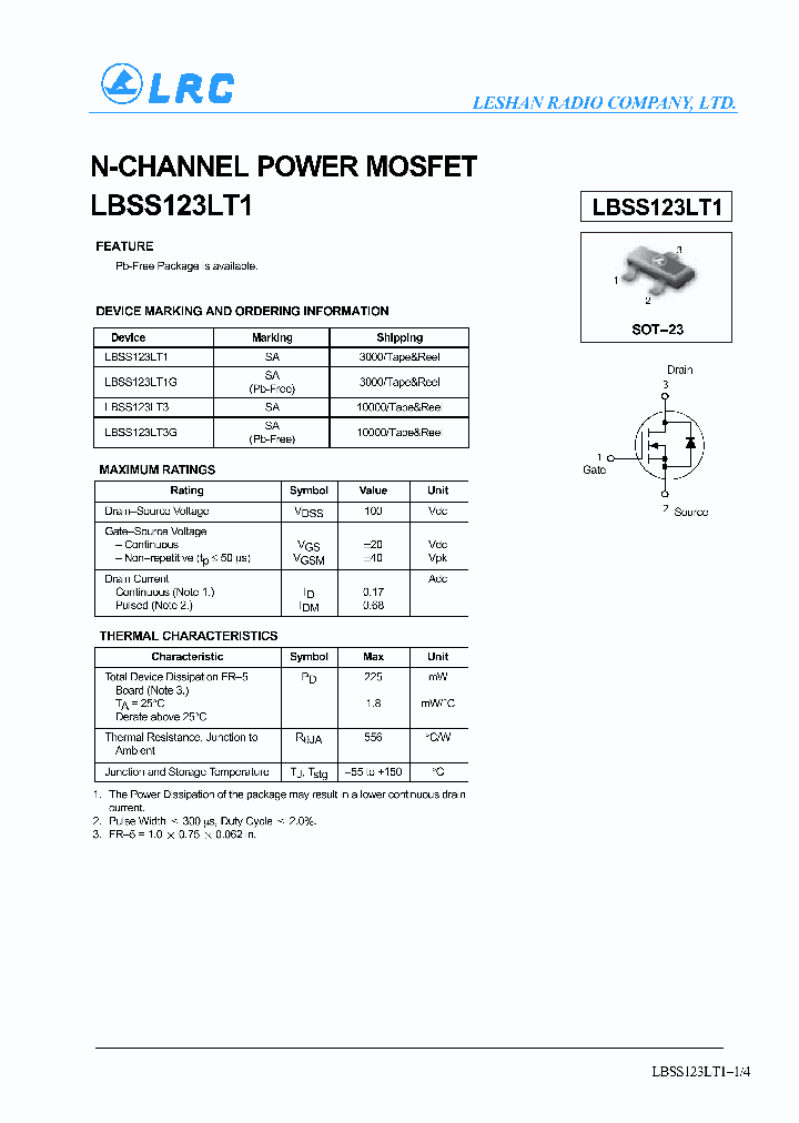 LBSS123LT1_4157072.PDF Datasheet