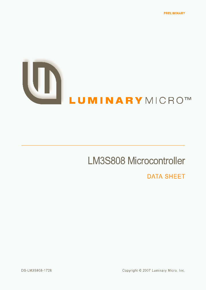 LM3S808-IQC20-A0T_4158486.PDF Datasheet