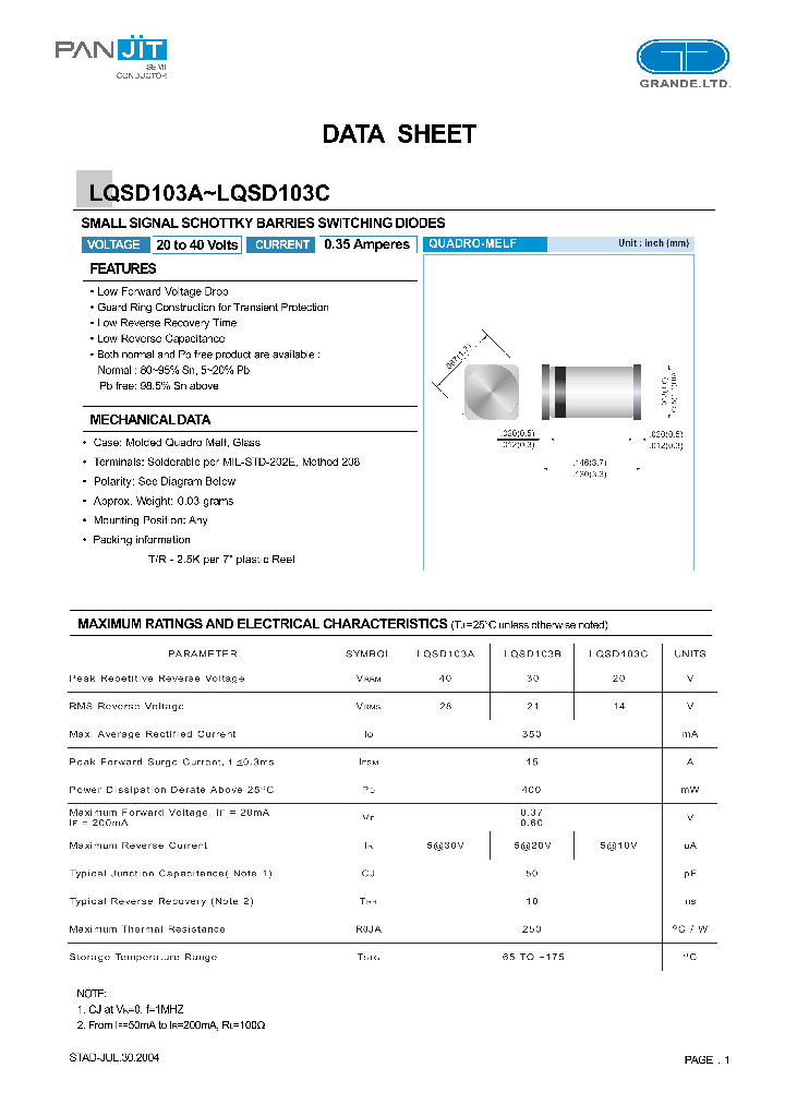 LQSD103A_4120359.PDF Datasheet