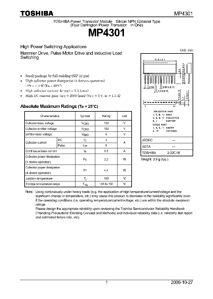 MP4301_4153902.PDF Datasheet