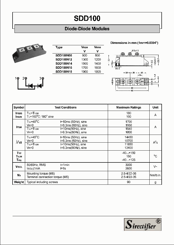 SDD100_4162133.PDF Datasheet