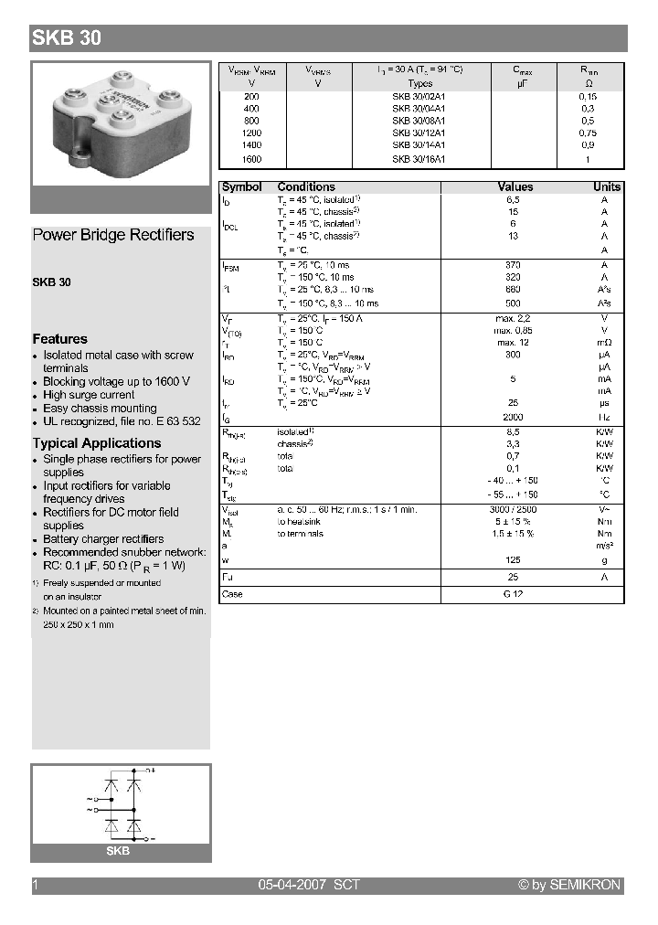 SKB3007_4123057.PDF Datasheet