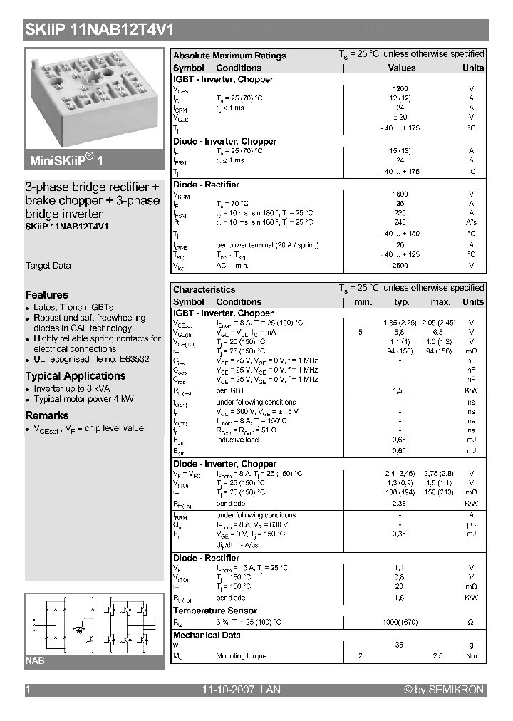 SKIIP11NAB12T4V1_4131028.PDF Datasheet