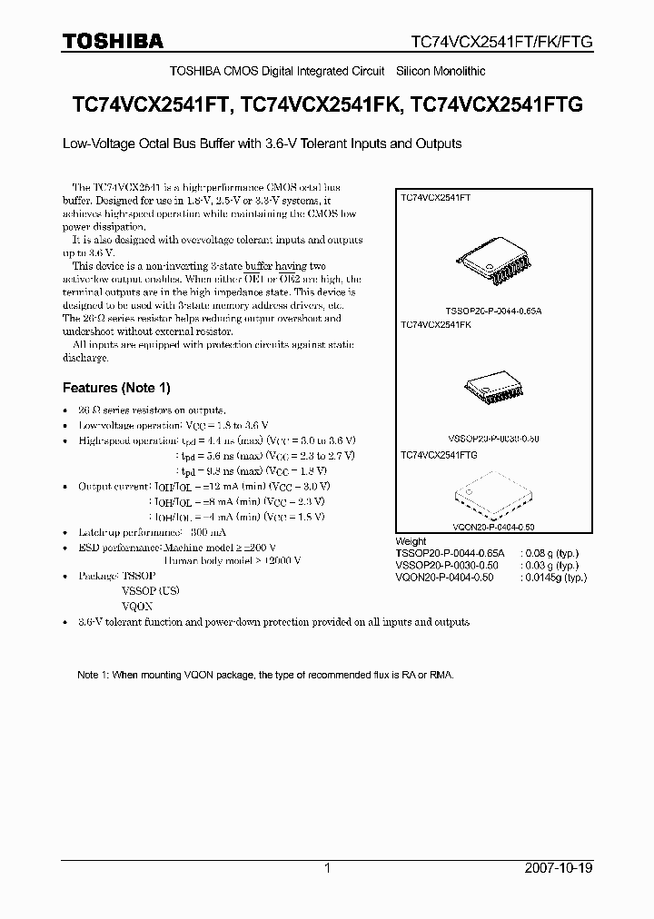 TC74VCX2541FT07_4132811.PDF Datasheet