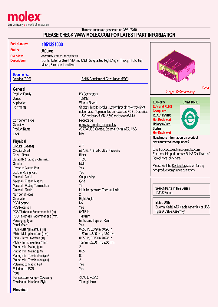 105132-1000_4865096.PDF Datasheet