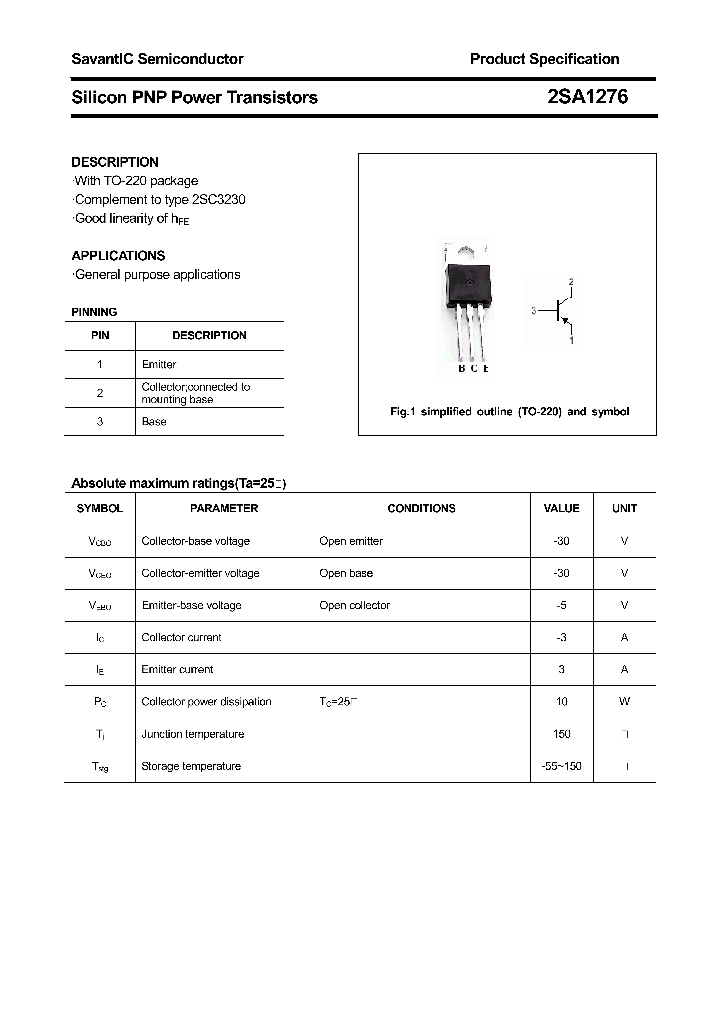 2SA1276_4414737.PDF Datasheet