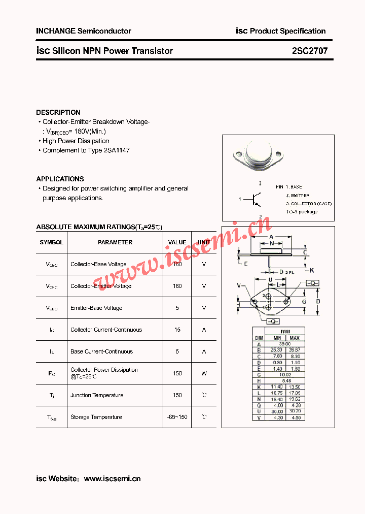 2SC2707_4658286.PDF Datasheet