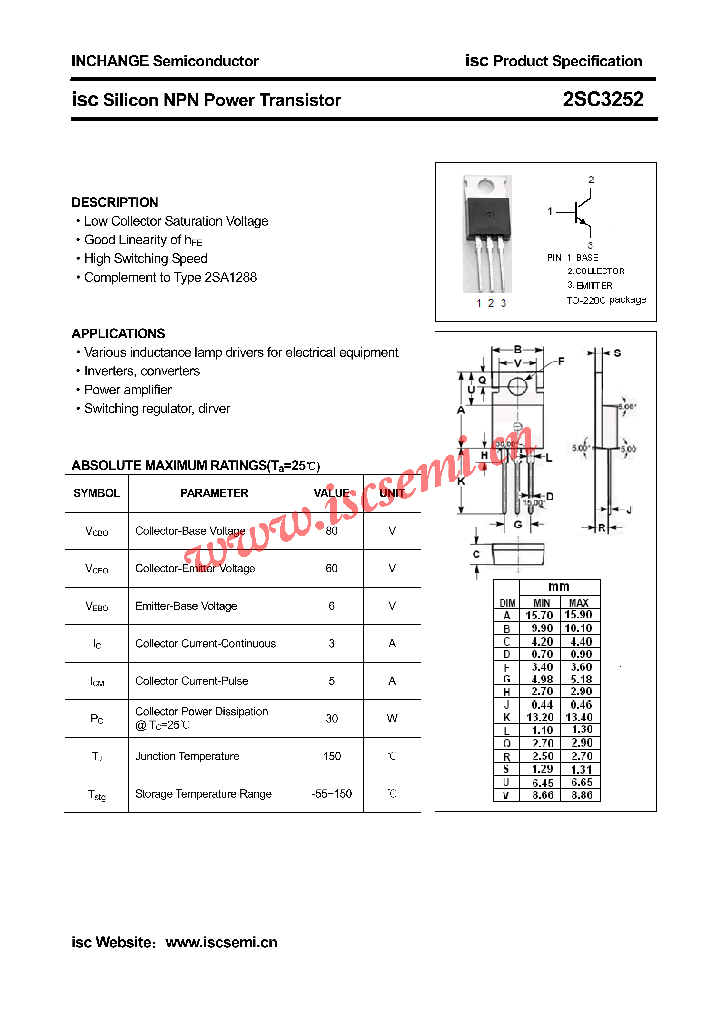 2SC3252_4667773.PDF Datasheet