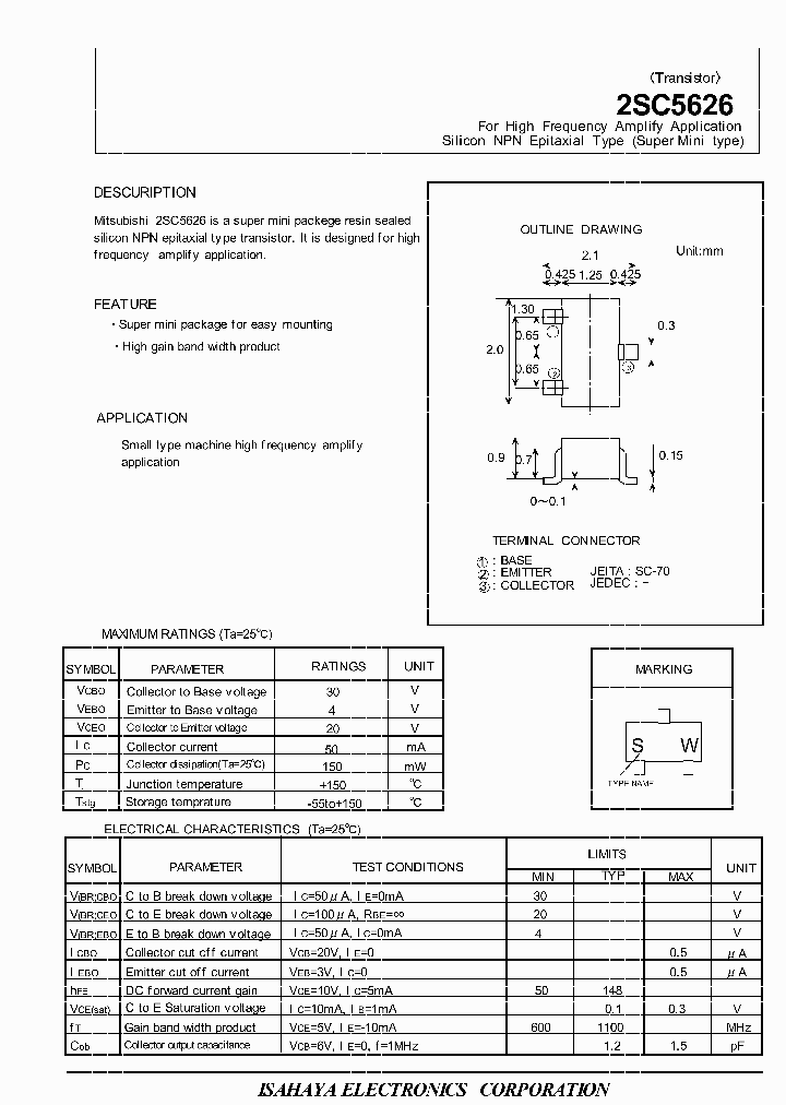 2SC5626_4659719.PDF Datasheet