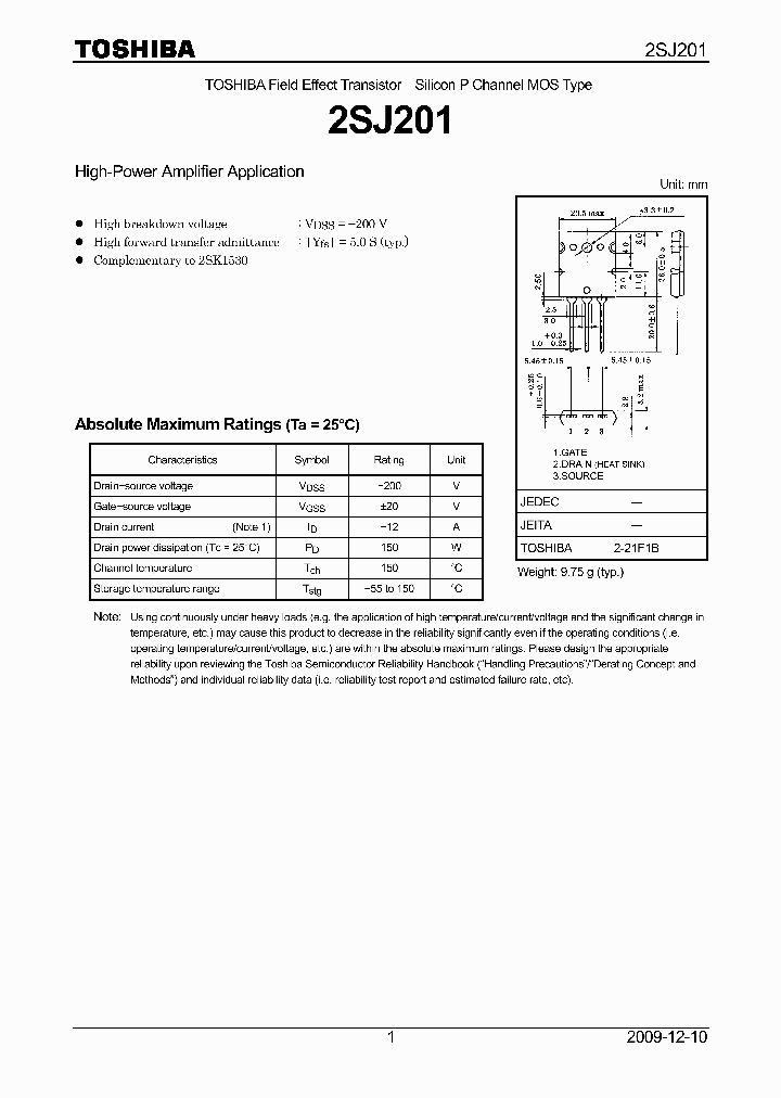 2SJ20109_4591534.PDF Datasheet