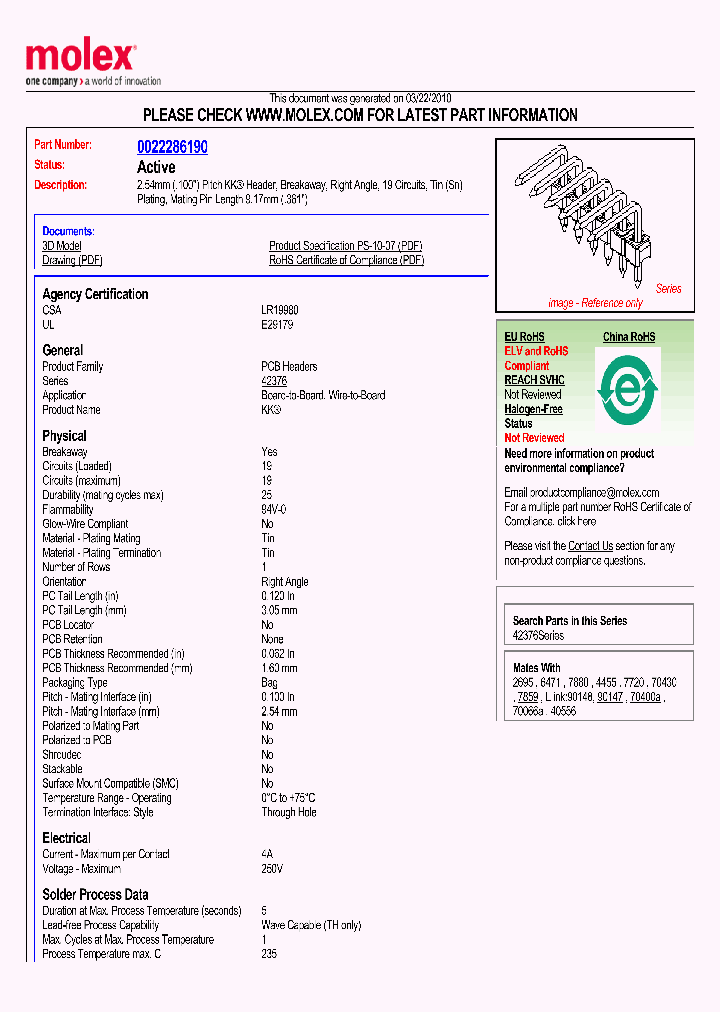 42376-0019_4886764.PDF Datasheet