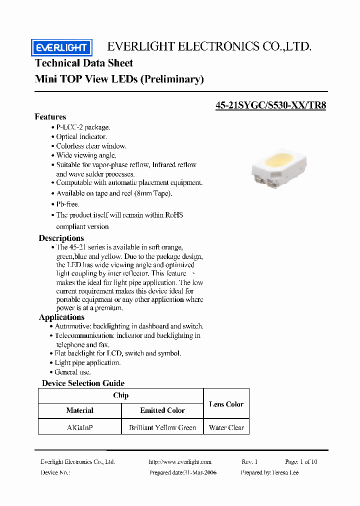 45-21SYGC_4489760.PDF Datasheet