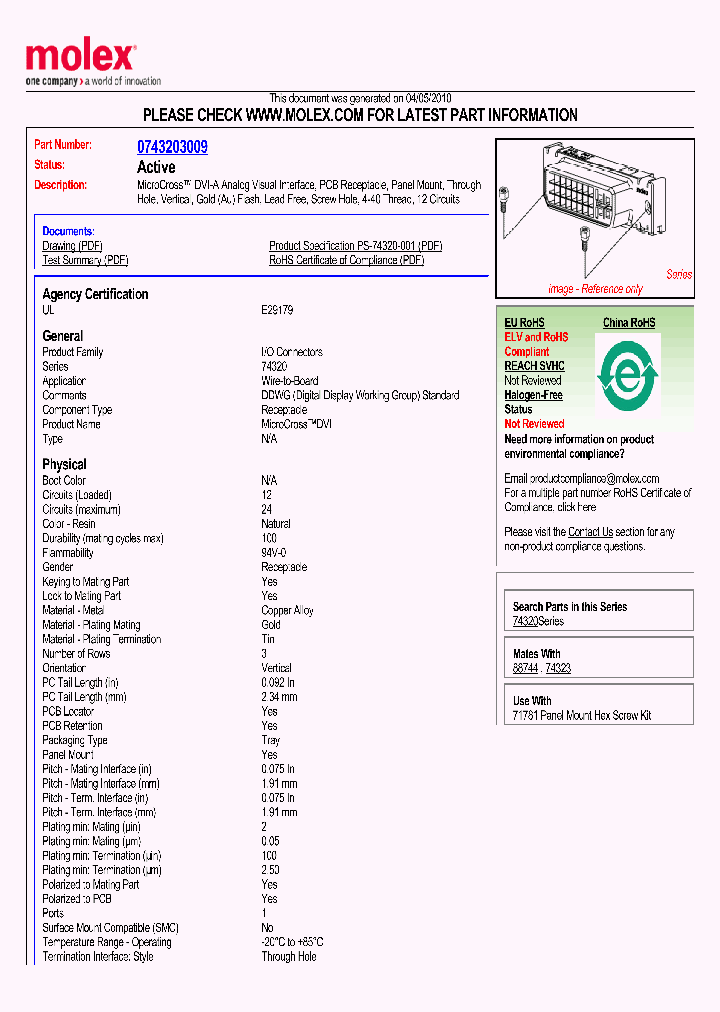 74320-3009_4908745.PDF Datasheet