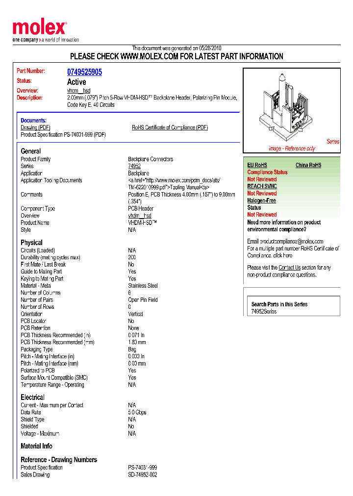 74952-5905_4899604.PDF Datasheet