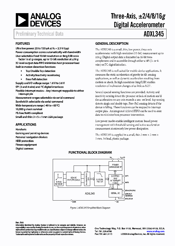 ADXL345BCCZ1_4786916.PDF Datasheet