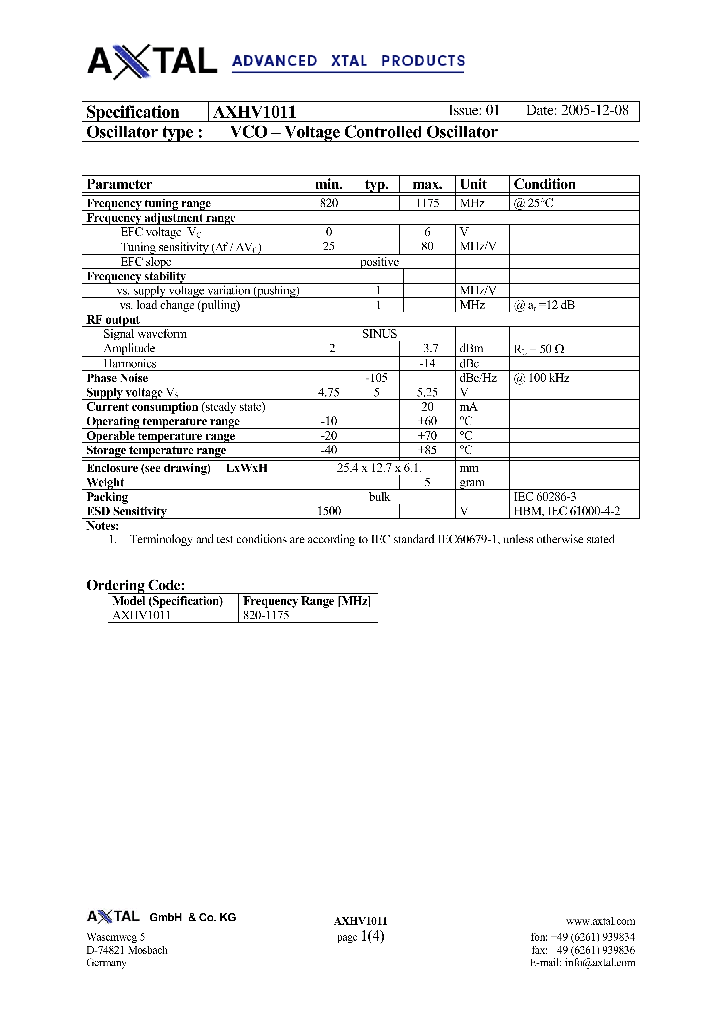 AXHV1011_4194052.PDF Datasheet