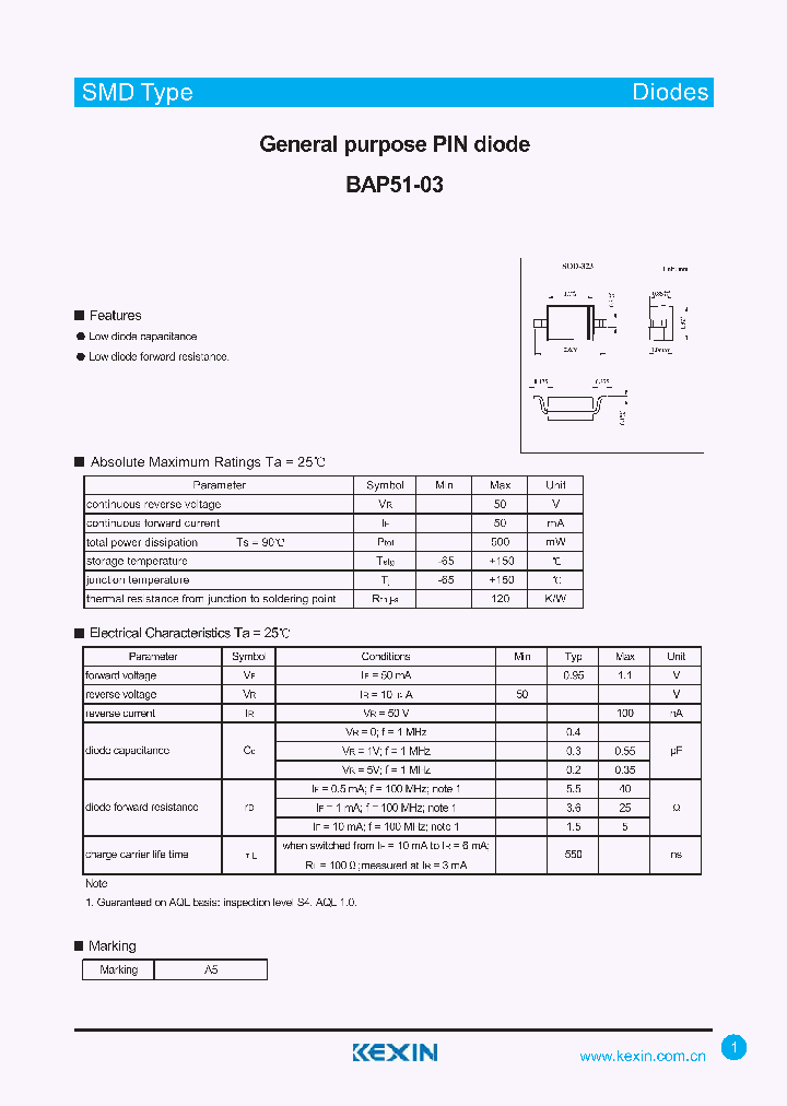 BAP51-03_4407607.PDF Datasheet