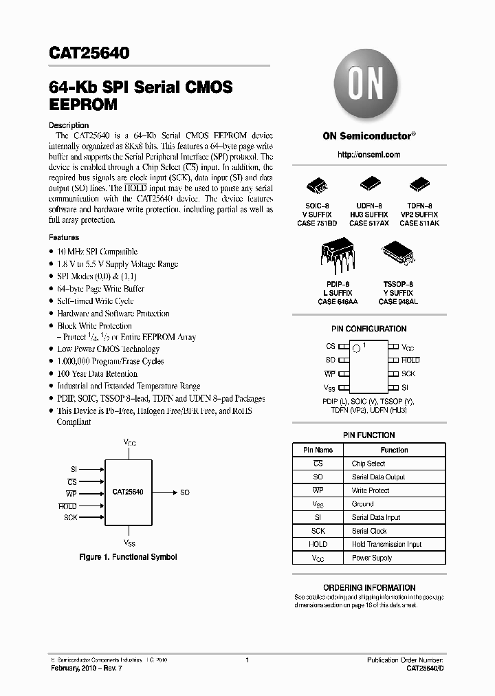 CAT25640_4673554.PDF Datasheet