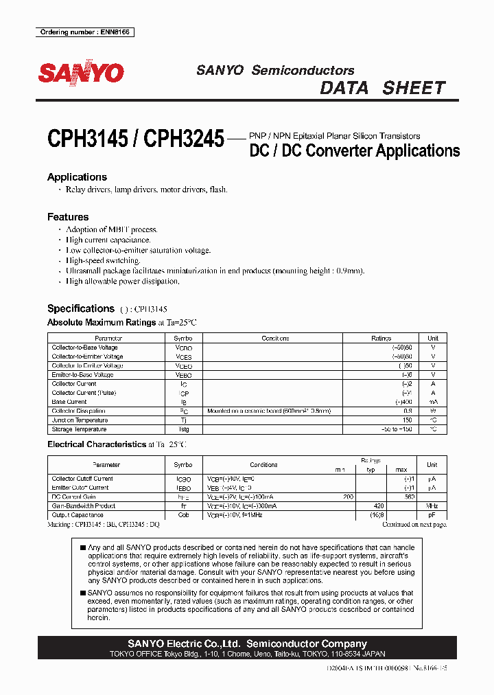 CPH3245_4323587.PDF Datasheet