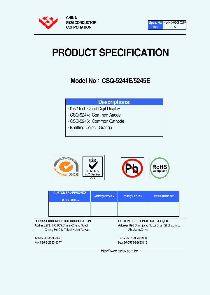 CSQ-5244E_4737886.PDF Datasheet