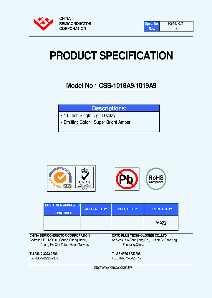 CSS-1018A9_4740403.PDF Datasheet